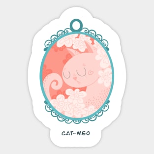 cat-meo Sticker